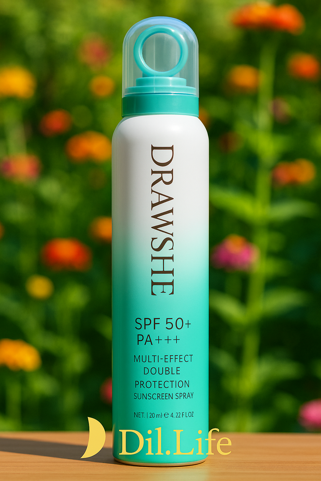 DRAWSHE SPF 50+ PA+ Солнцезащитный крем спрей, зашита от сонце 120мл. — фото 1