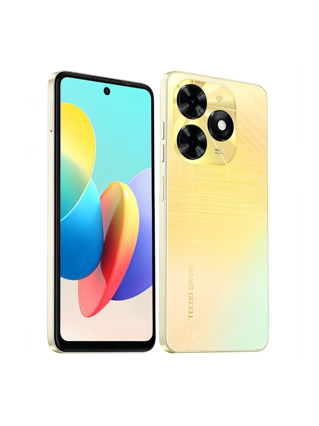 Смартфон Tecno SPARK 20c 8/128GB Alpenglow Gold — фото 1