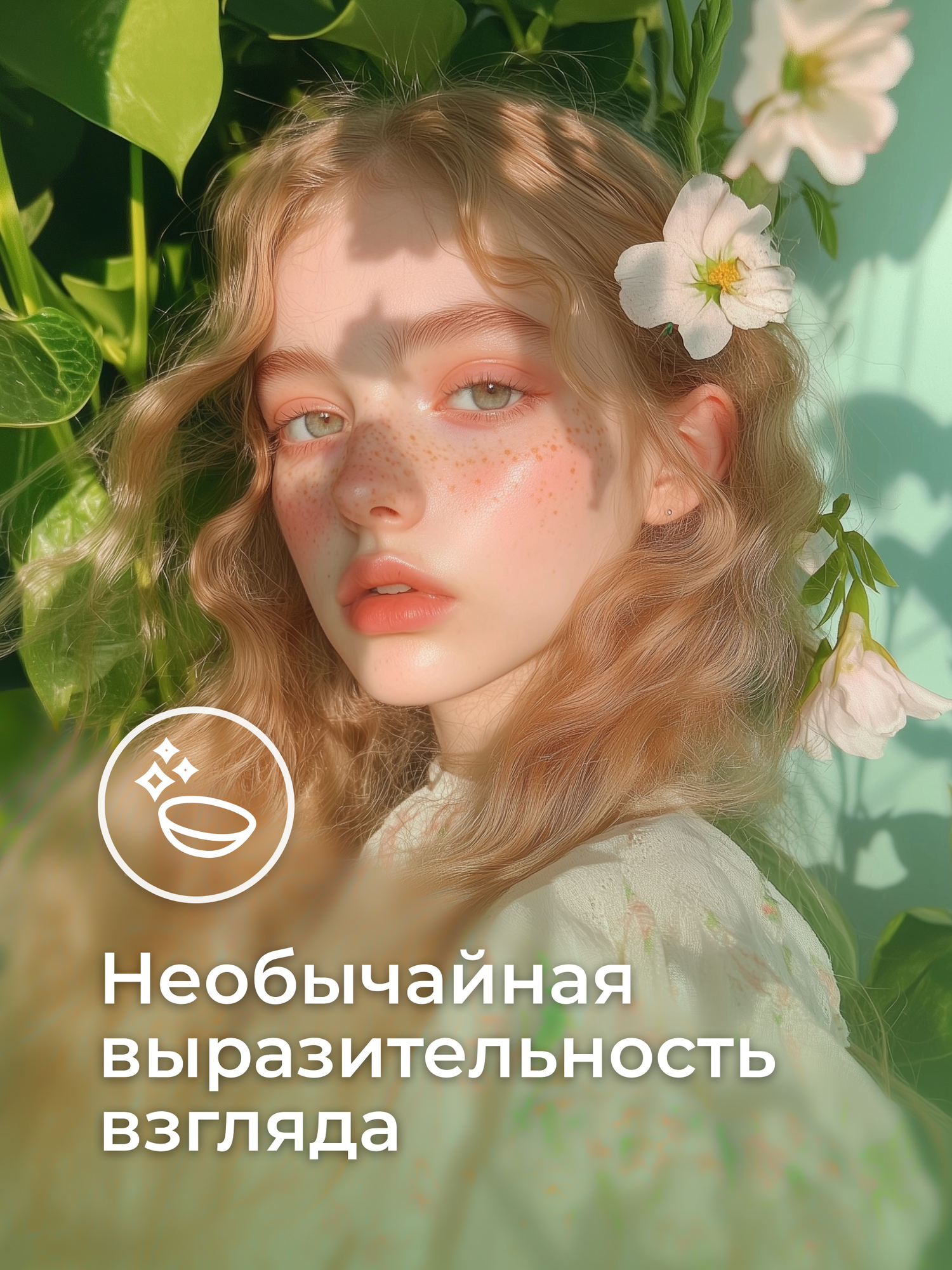 Изображение Цветные контактные линзы Офтальмикс Butterfly 1-тоновые (2 линзы) -4.50 R 8.6 Green(зеленый)