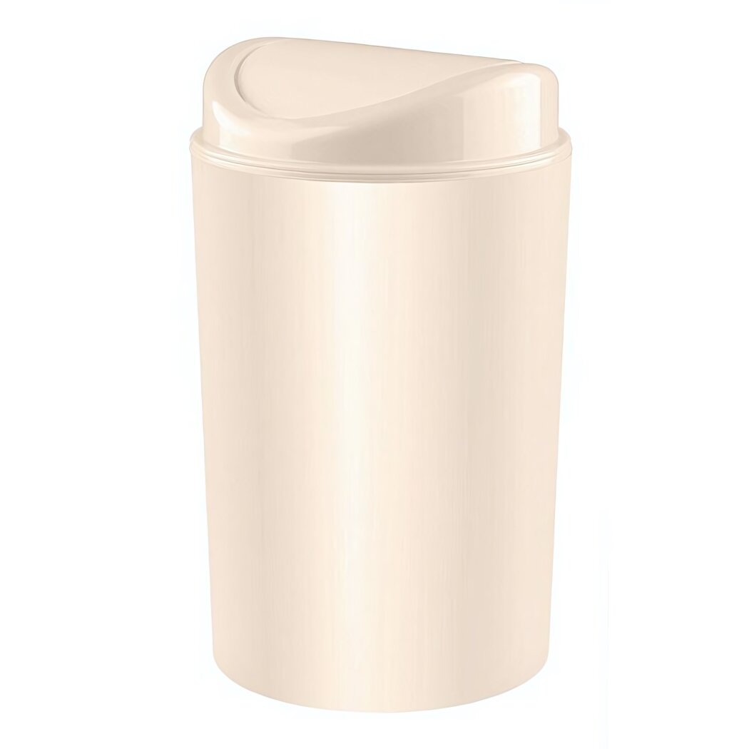 Контейнер для мусора 14л бежевый настольный компактный для дома