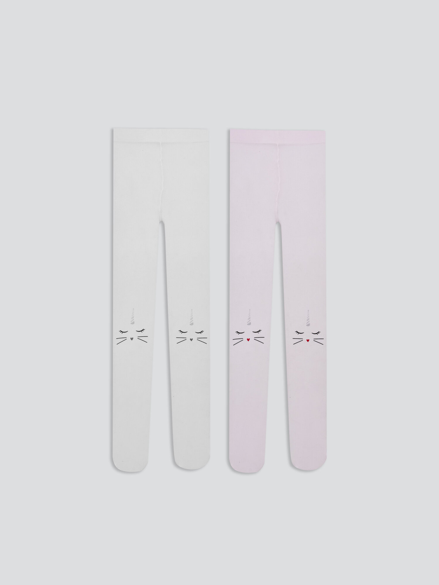 Колготки LC Waikiki, 2 шт., размер 7-8 лет, light pink