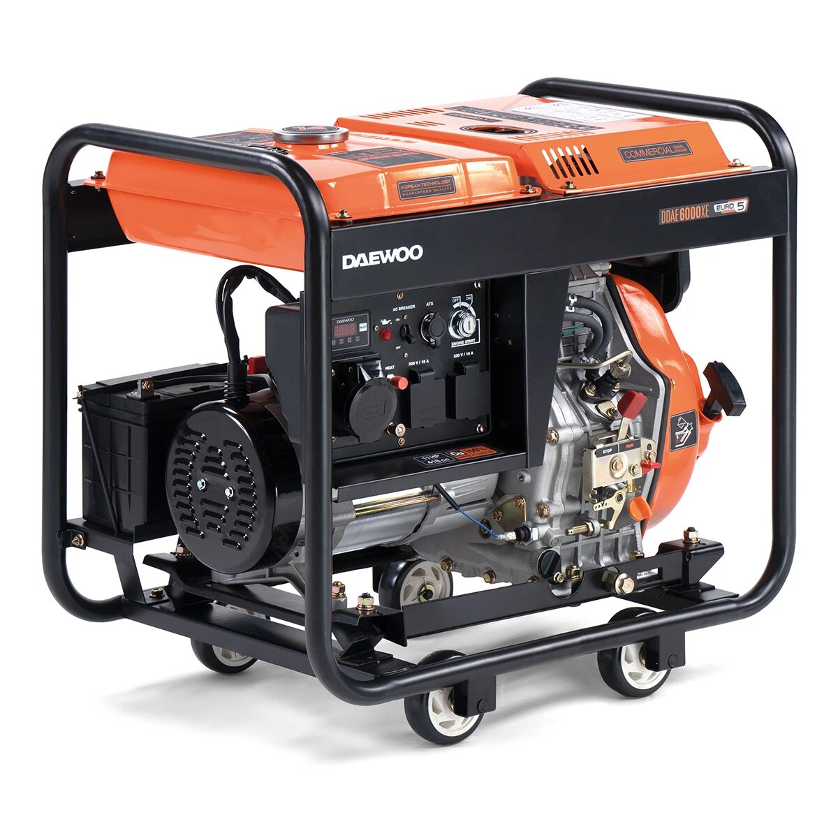 Дизельный электрогенератор Daewoo Power Products DDAE 6000XE-3