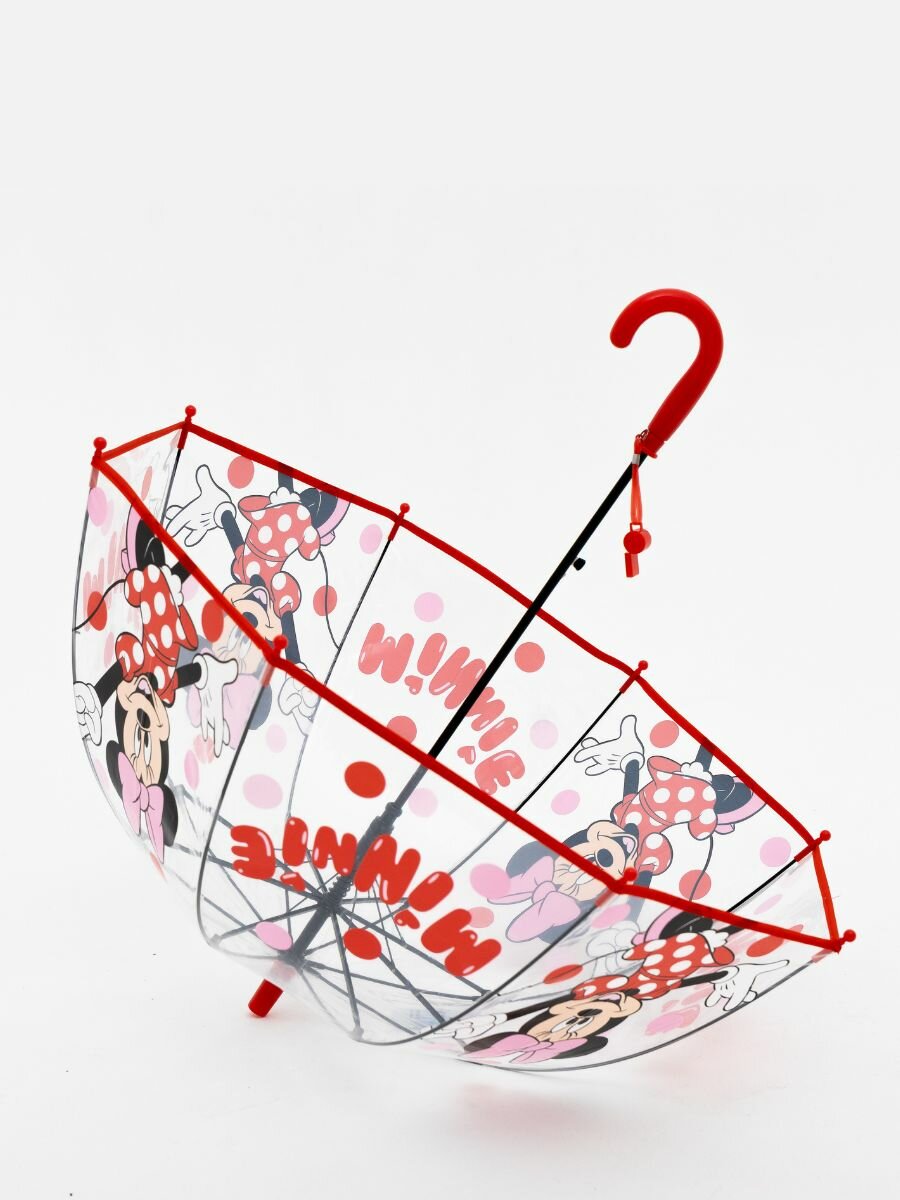 Зонт-трость , красный/черный/белый — фото 1