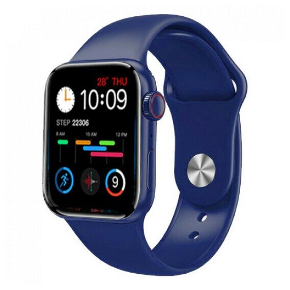 Умные смарт-часы Musson Smart Watch M16 Plus с экраном 1,75 дюйма (синий)