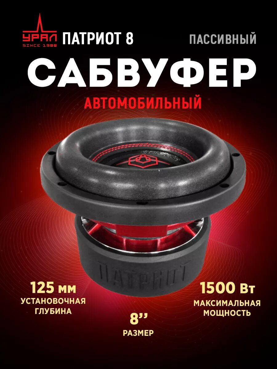 Сабвуфер в машину Патриот 8