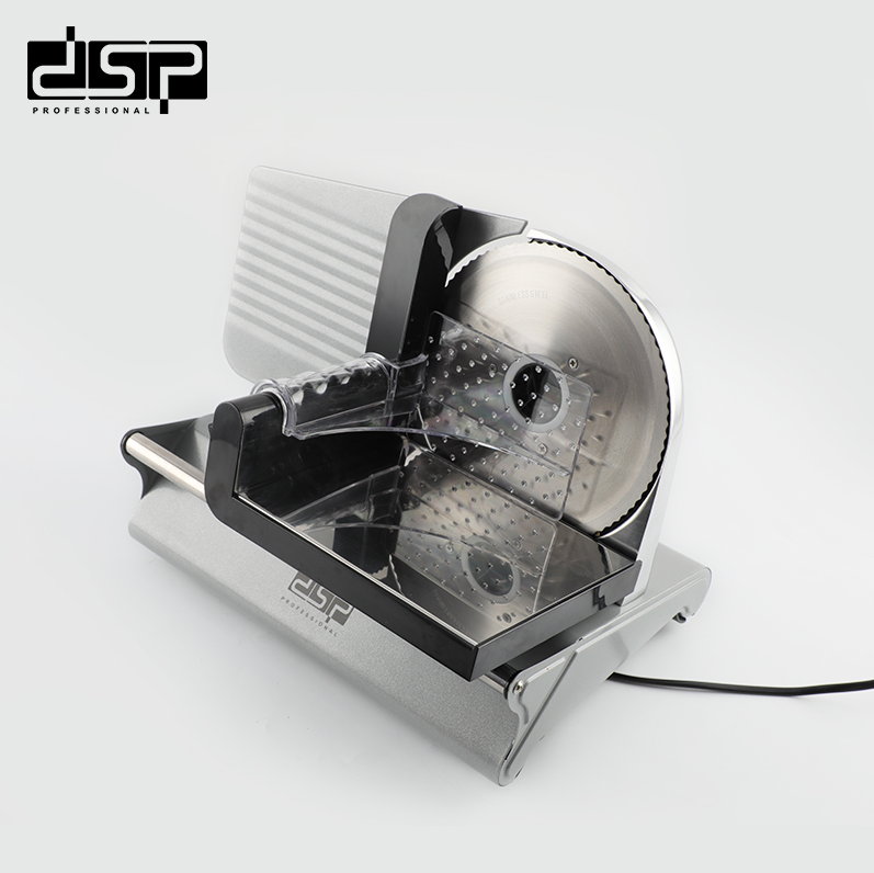 Электрический слайсер от "DSP", версии "KB-7005" для нарезки продуктов питания, в основном мяса, будет служить вам верой и правдой долгие годы! — фото 1