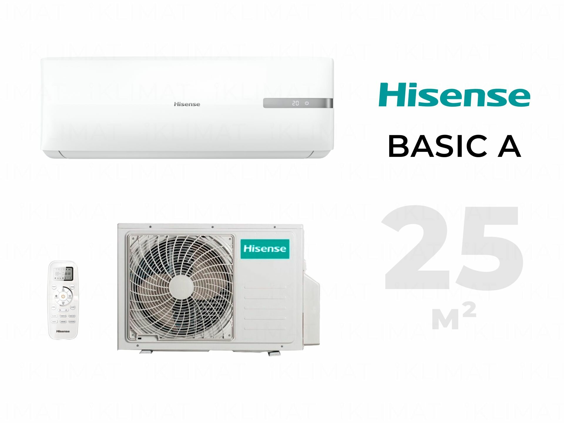 Hisense AS-07HR4RYDDL03G настенный кондиционер сплит-система, 25м2