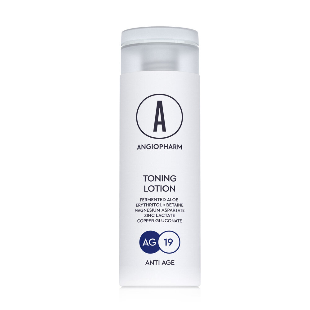Тонизирующий лосьон Toning lotion Ангиофарм Angiopharm объем 200 Мл
