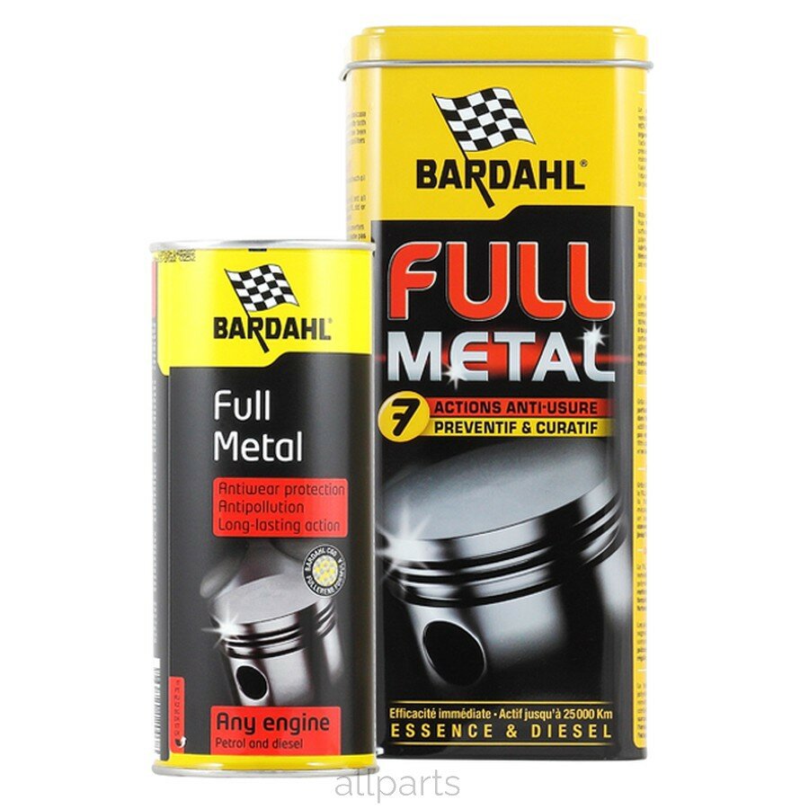 BARDAHL 2007B FULL METAL Противоизносная присадка в моторное масло 0,4л BARDAHL