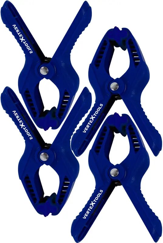 Набор струбцин пружинных Vertextools 2061-1 50 мм 4 шт.