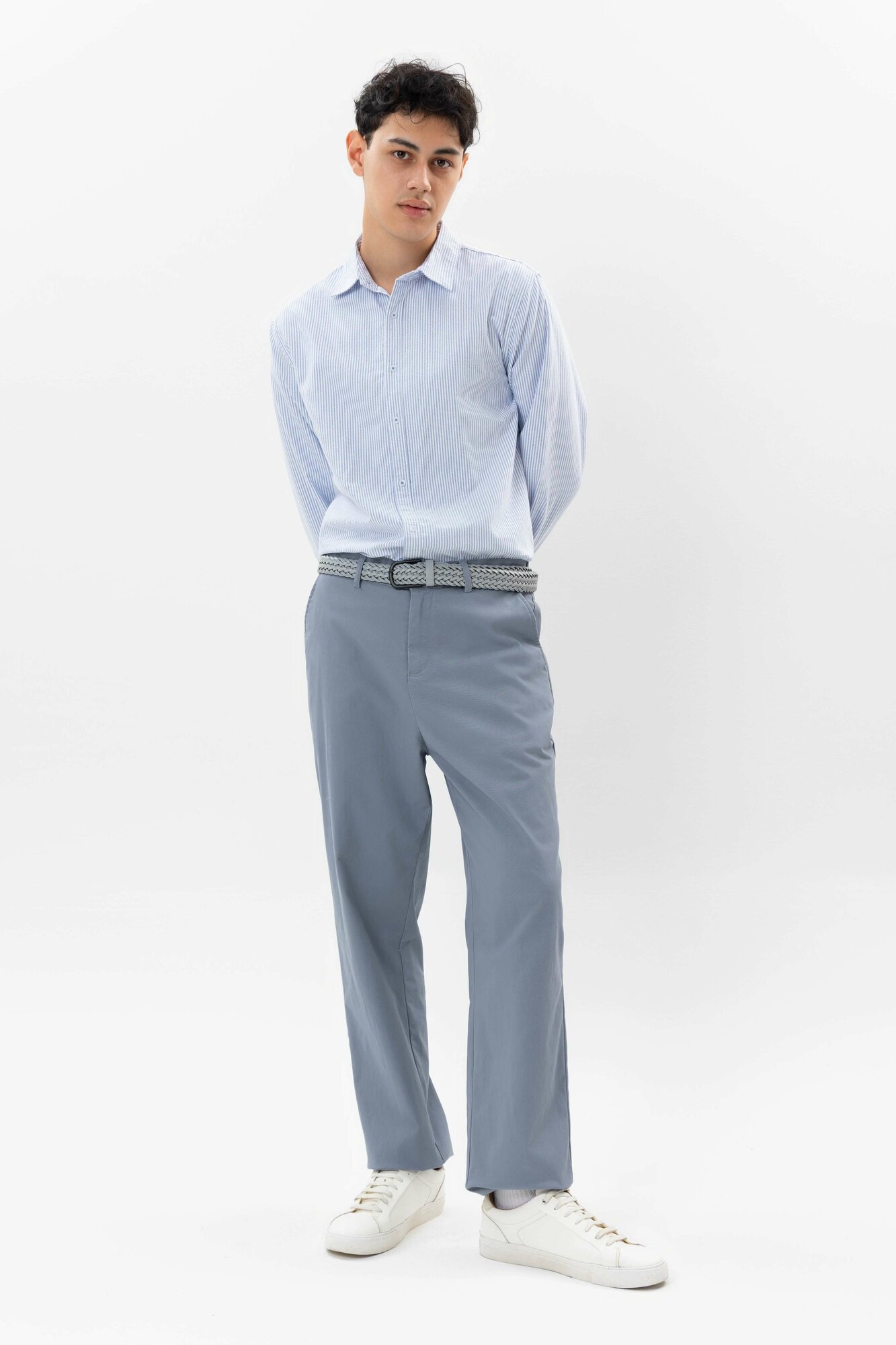 Брюки классические TERRA PRO TERRA PRO, размер 29, blue — фото 1