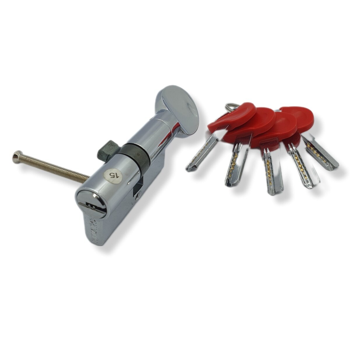 Цилиндровый механизм D-PRO502/60 mm (25+10+25) CP хром 5 кл.