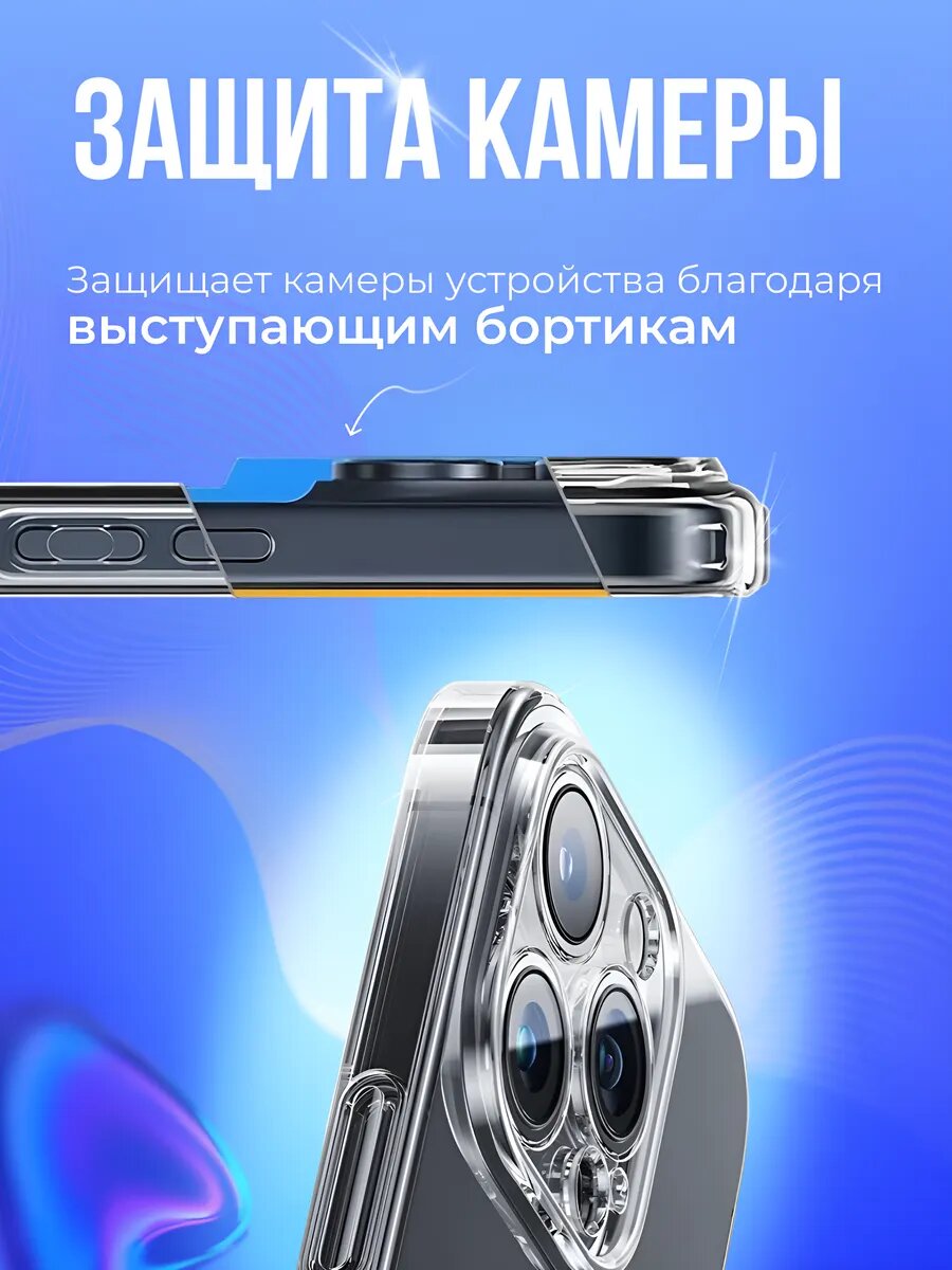 Чехол на айфон 13 про прозрачный / Чехол на iPhone 13 Pro прозрачный — фото 1