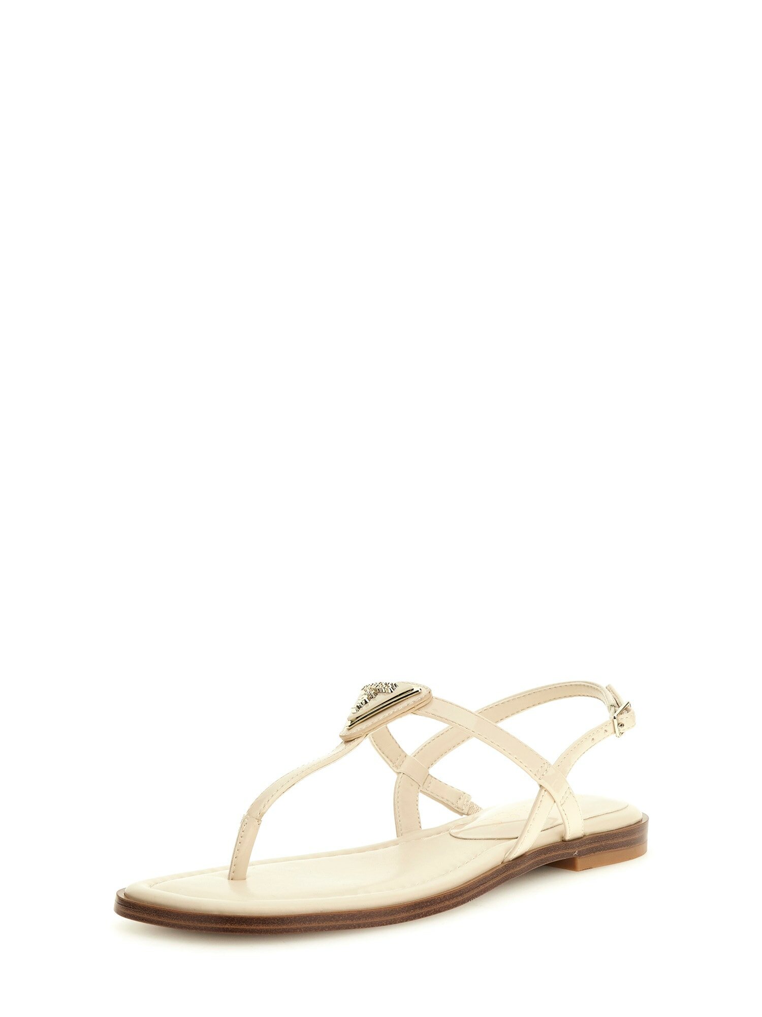 Сандалии GUESS, размер 37, кремовый — фото 1