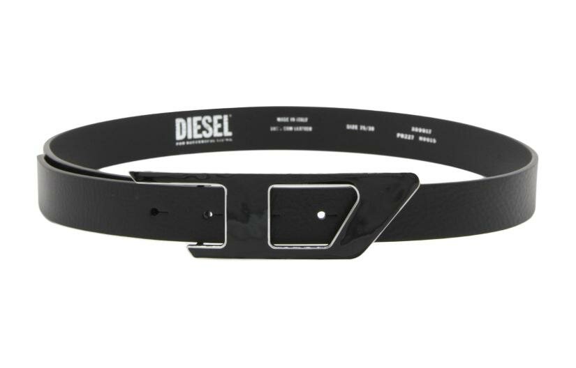 DIESEL Ремни из искусственной кожи женские черные 80