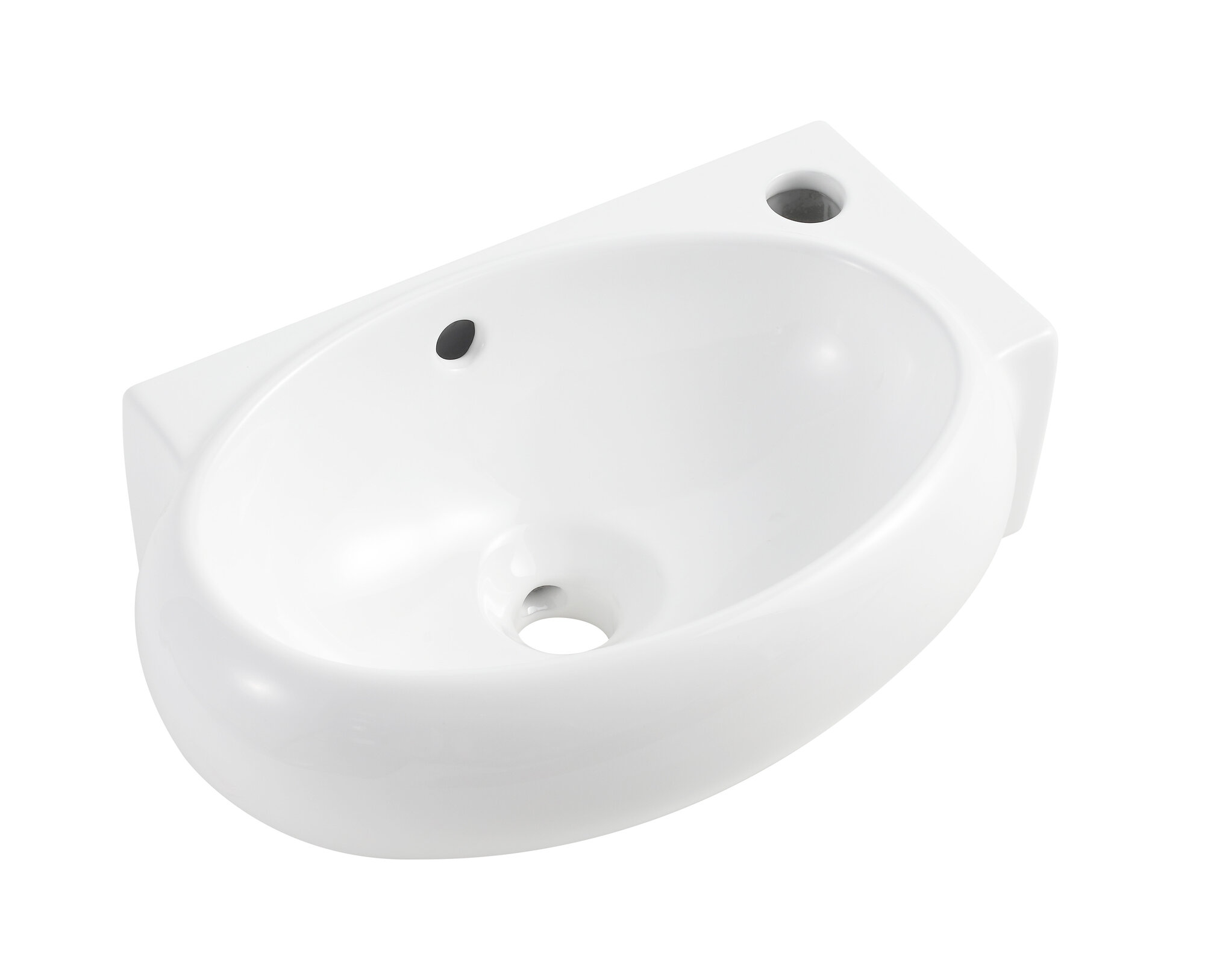 Раковина для ванной подвесная Welia WL53-R угловая