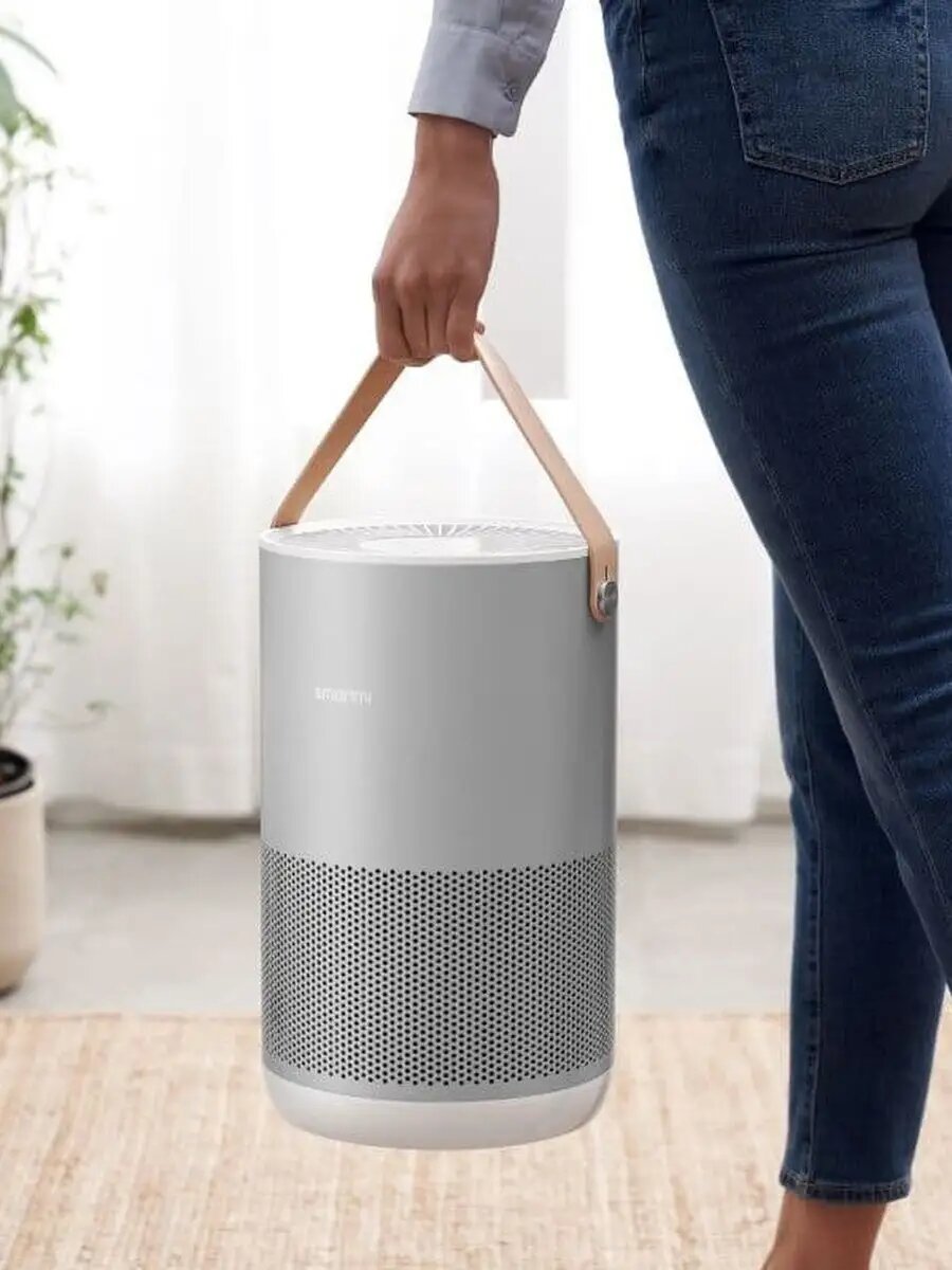 Очиститель воздуха Smartmi Air Purifier P1, с Алисой, HEPA, светло-серый — фото 5