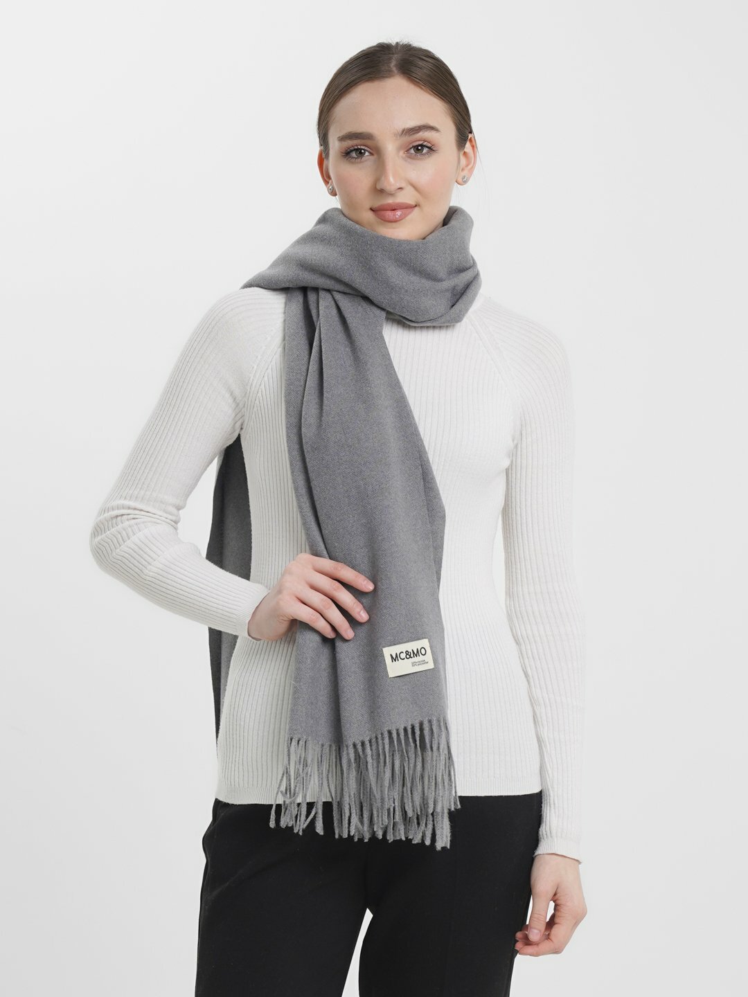 Шарф Шарф кашемировый элегантность с теплом и стилем для мужчин и женщин