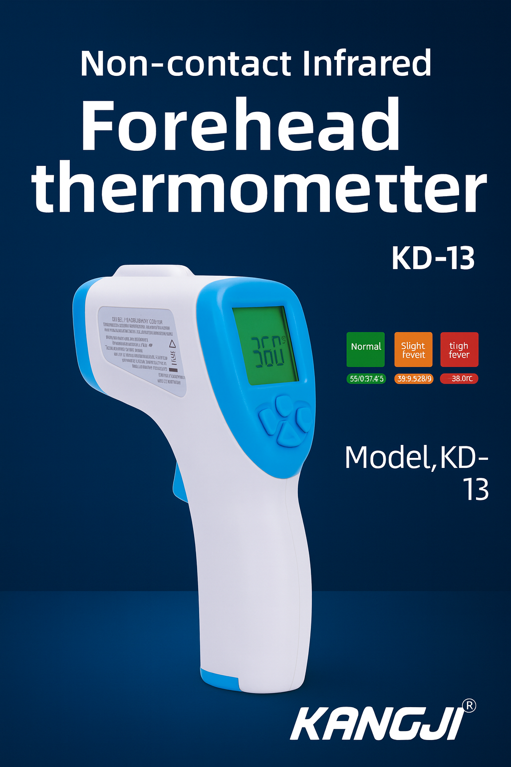 Бесконтактный термометр Kangji KY-111, инфракрасный, премиальный, высокое качество