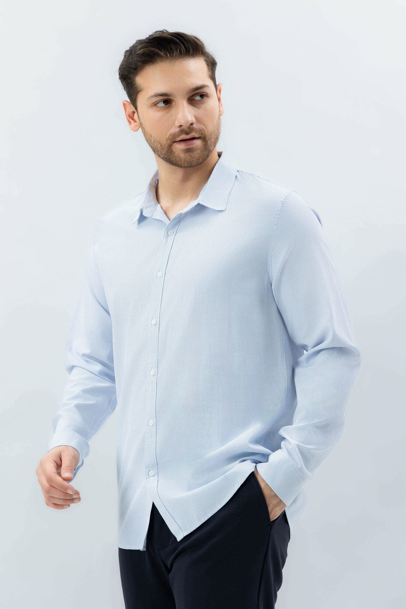 Рубашка TERRA PRO, размер M, blue — фото 1