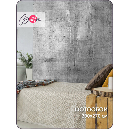 фото Фотообои на стену флизелиновые 3d лофт бетон 200x270 см bartonwall m201-g barton wallpapers
