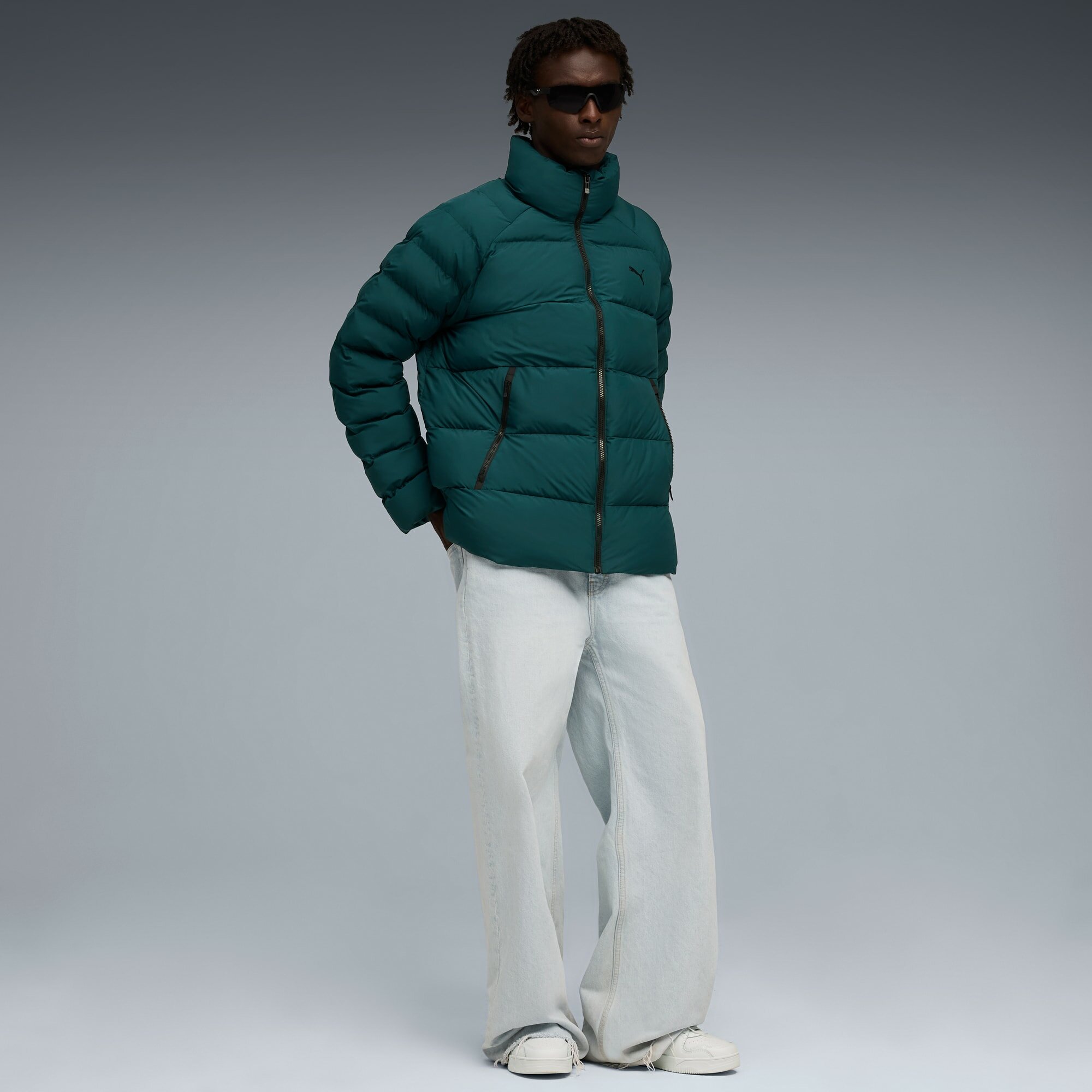 Куртка PUMA MONO, размер XL, зеленый — фото 1