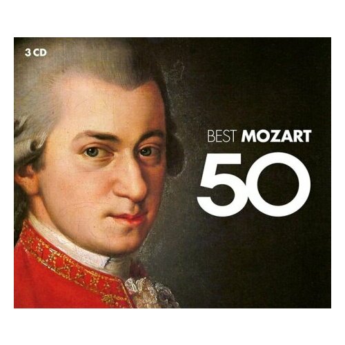 Компакт-Диски, Warner Classics, WOLFGANG AMADEUS MOZART - 50 Best Mozart (3CD)