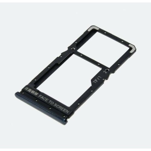 Держатель сим карты/сим лоток для Xiaomi Poco X3 NFC ( чёрный ) разъем для sim карты microsd для xiaomi poco x3