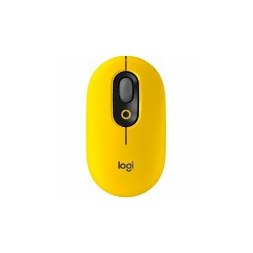 Logitech 910-006546 POP Mouse with emoji желтый/черный оптическая (4000dpi) беспроводная BT/Radio USB (4but)