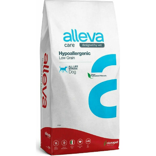 Сухой корм Alleva Care Dog Adult Hypoallergenic Low Grain / Аллева Кэр Гипоаллергенный низкозерновой, для взрослых собак всех пород, 12 кг