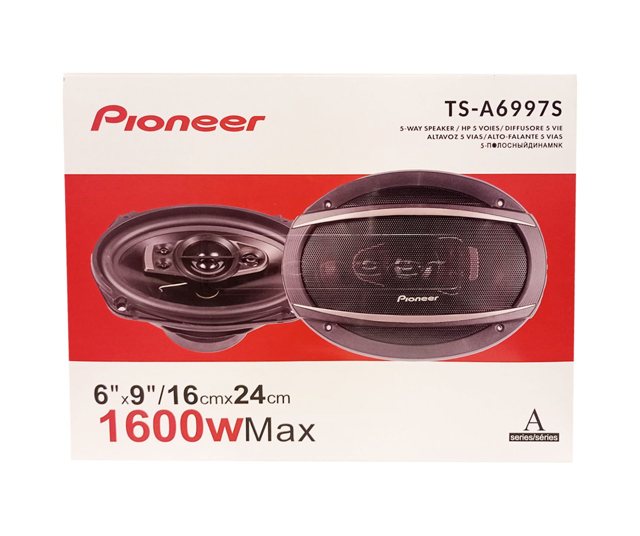 Автомобильные овальные динамики Pioneer 16х24 см. 'овалы'с мощностью 1600 Вт - идеальное решение для любого автомобиля!