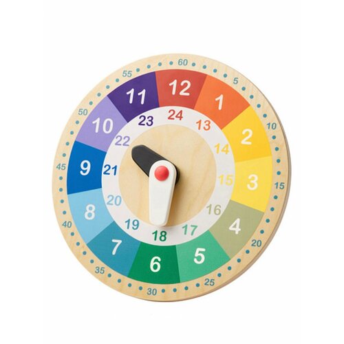 IKEA UNDERHALLA часы обучающие деревянные 2450₽