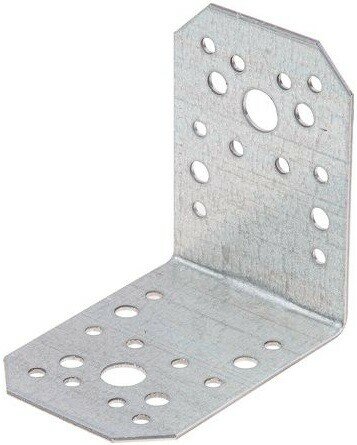 Уголок крепежный 65х90х90 мм С белый цинк STARFIX SMP-87393-1 — фото 1