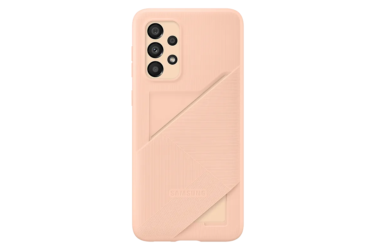 Чехол Samsung Card Slot Cover для Galaxy A33 Персиковый, EF-OA336TPEGRU