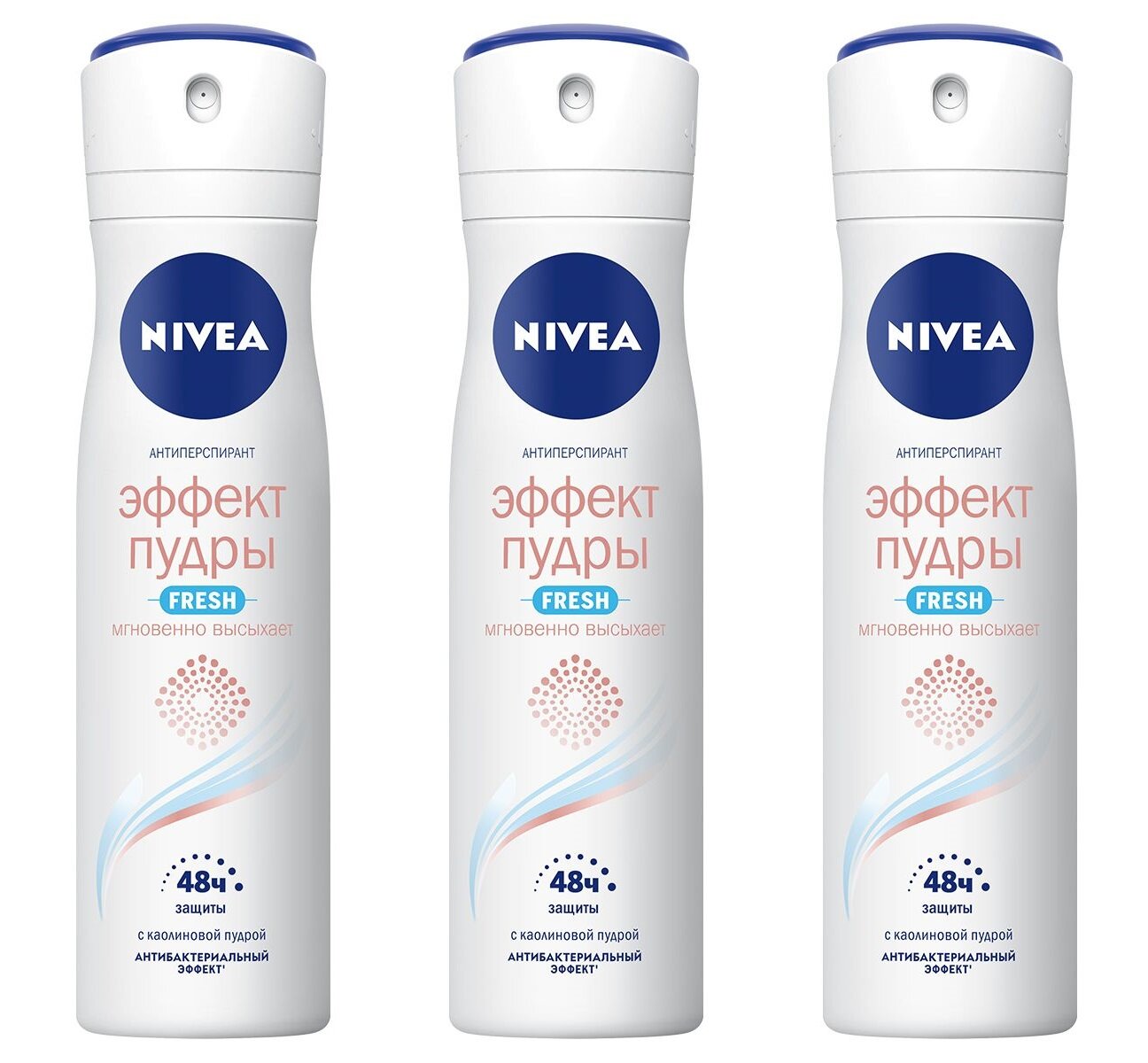 фото NIVEA Антиперспирант Эффект пудры Fresh, спрей