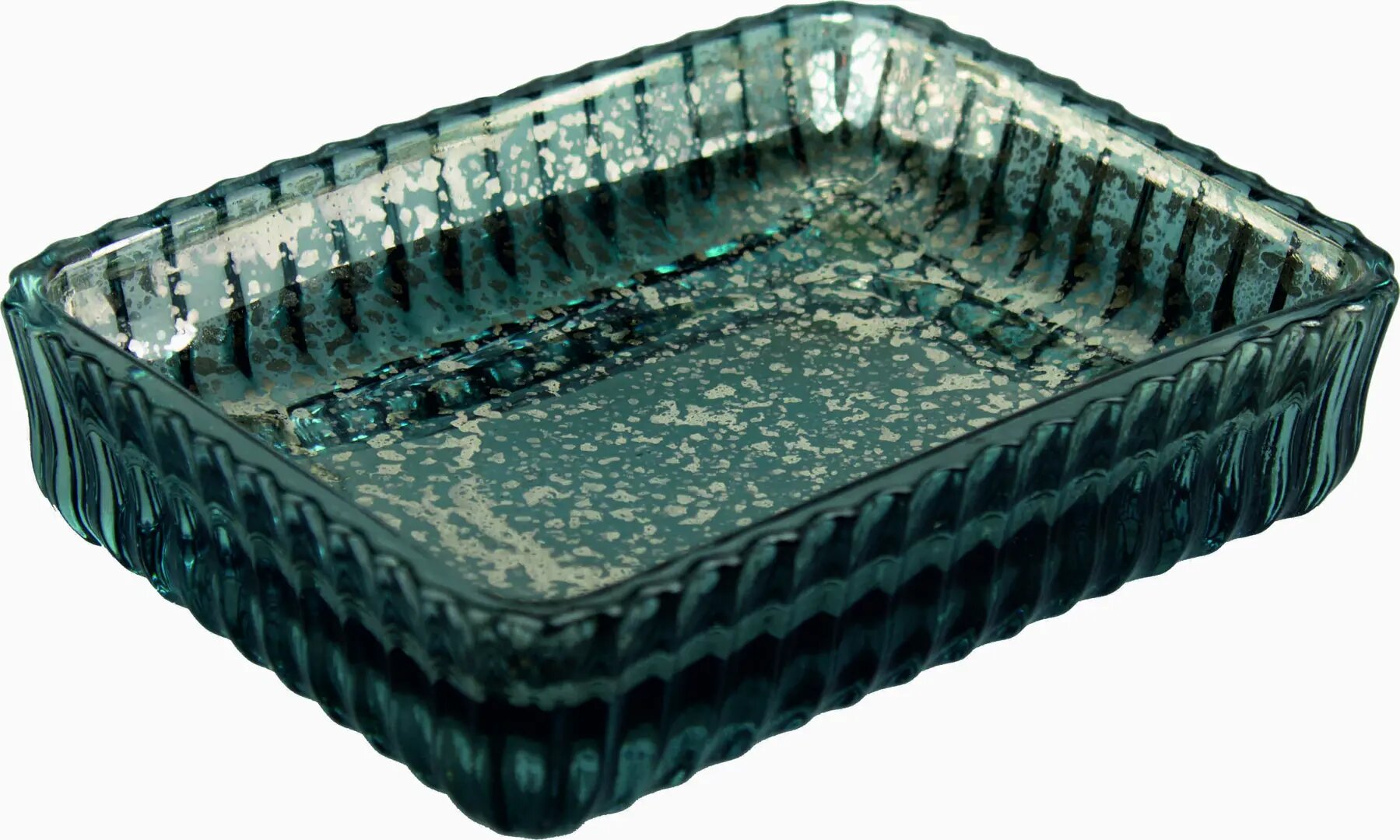 фото Мыльница Raindrops Аквамарин стекло цвет синий