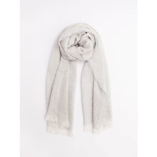 фото Шарф zolla,186х53 см, серый