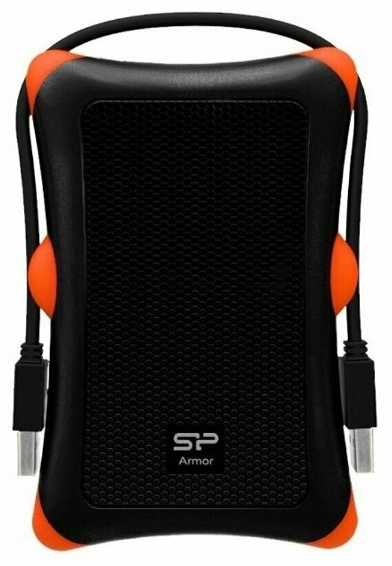 Внешний жёсткий диск 2Tb Silicon Power Armor A30 Black (SP020TBPHDA30S3A)