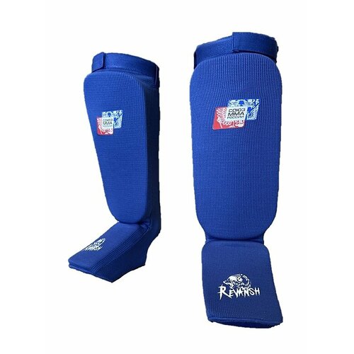 фото Защита голени и cтопа ss005be, союз мма россии, синий - revansh - синий - l