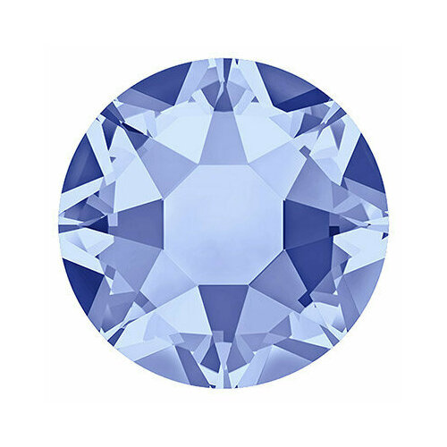 Страз клеевой 2078 SS16 цветн. 3.9 мм кристалл 144 шт в пакете св. синий (lt. sapphire 211)