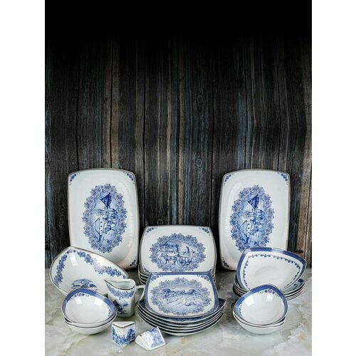 Сервиз столовый RAZGARDAN 6 персон 30 предметов