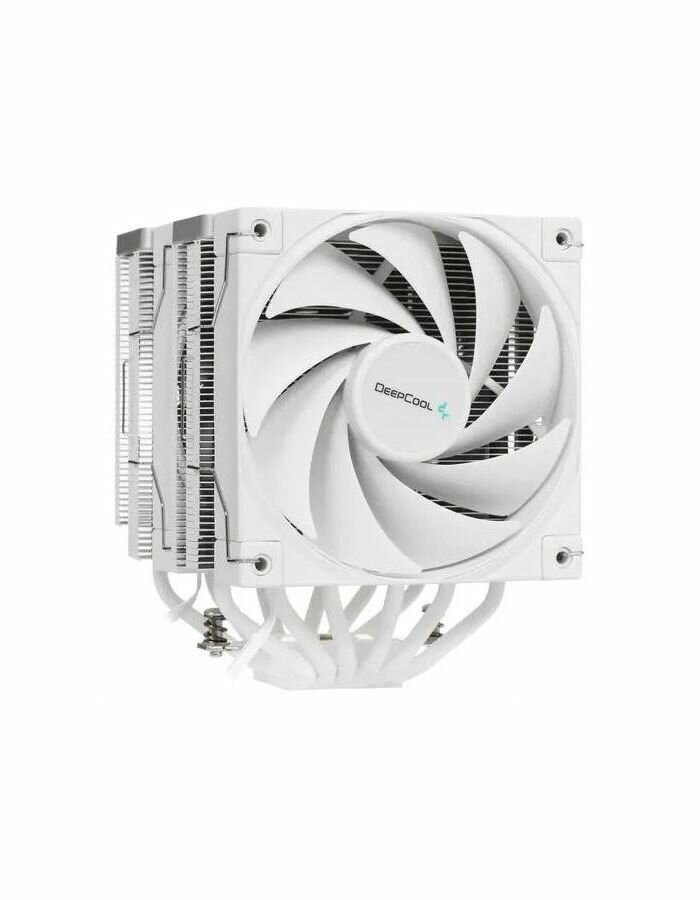 Кулер для процессора DEEPCOOL AK620 WH LGA20XX/1700/1200/115X/AM5/AM4 (8шт/кор, TDP 260W, PWM, DUAL Fan 120mm, 6 тепл. трубок, белый) RET (AK620 WH) - фото №4