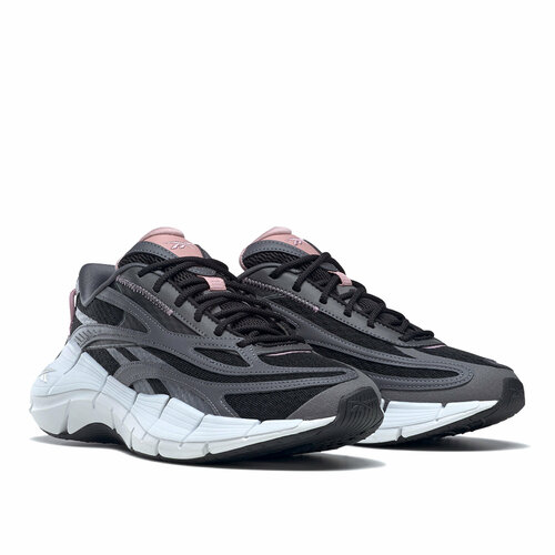 фото Кроссовки reebok zig kinetica 2.5, размер 10,5 us, серый, розовый