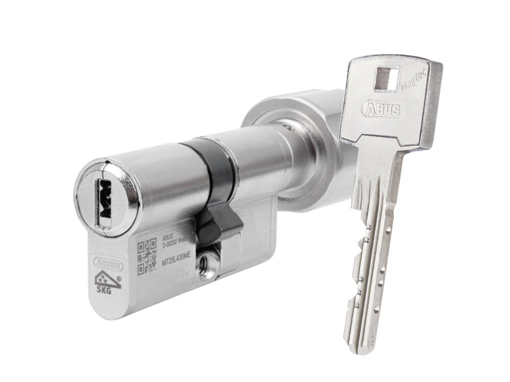 Цилиндр ABUS Magtec 2500 ME ключ-вертушка 110мм (размер 60х50В мм) - Никель