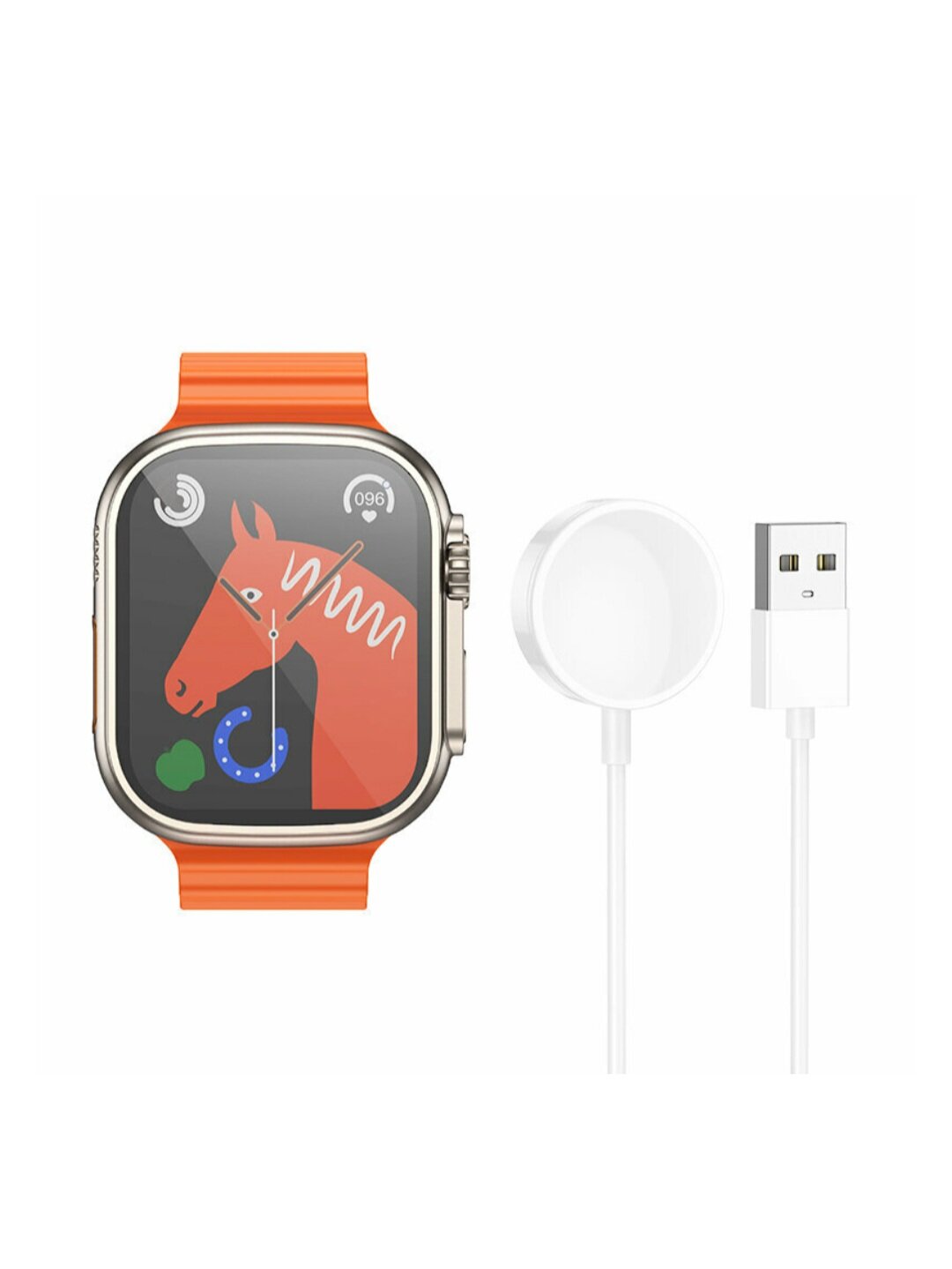 Умные часы Hlwatch Ultra T800 Умные часы Smart Watch Ultra 8 49 mm ВАМ –10 % Умные часы Smart Watch Ultra 8 49 mm Оранжевый