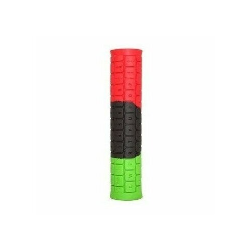 фото Propalm грипсы pro-708-s3, 143мм, красный-чёрный-зелёный, с заглушками, с упаковкой