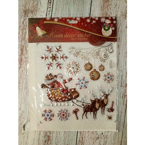 Новогодние наклейки