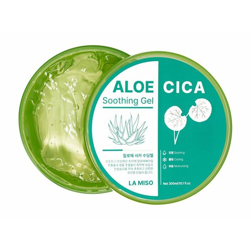 Смягчающий универсальный гель с алоэ и центеллой азиатской La Miso Aloe Cica Soothing Gel