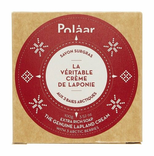 Увлажняющее мыло для лица и тела с арктическими ягодами Polaar The Genuine Lapland Extra Rich Soap
