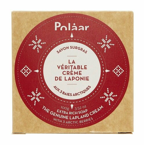 Увлажняющее мыло для лица и тела с арктическими ягодами Polaar The Genuine Lapland Extra Rich Soap 1228₽